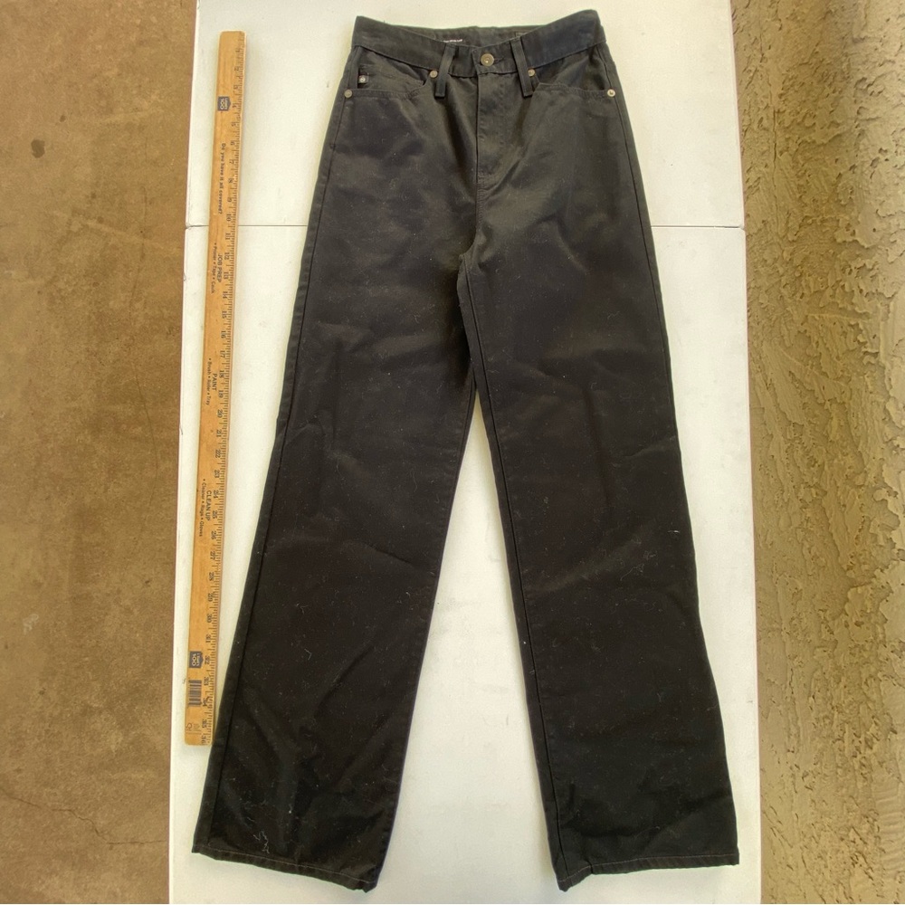 NWOT AG Kora Wide Leg Jeans size 25 0 Black new - Picture 3 of 12
